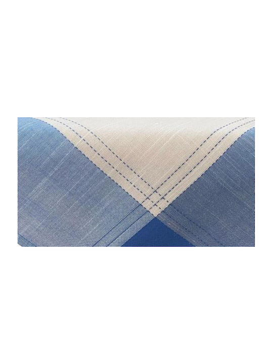 Linea Home Tablecloth Linen Fleur Blue 140x180cm