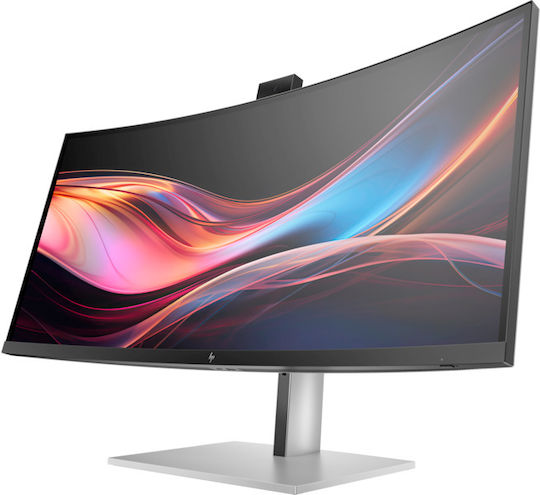 734pm Series 7 Pro Ултраширок IPS Curved Монитор 34" QHD 3440x1440 с Време на реакция 5ms GTG Сребрист