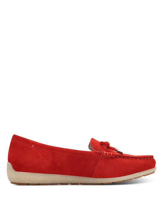 Tamaris Comfort Women's Moccasins in Red Color