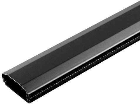 Plintă din aluminiu pentru acoperirea cablurilor Blackmount Cc09-110 1100 X 60 X 20 Mm LxWxH Negru