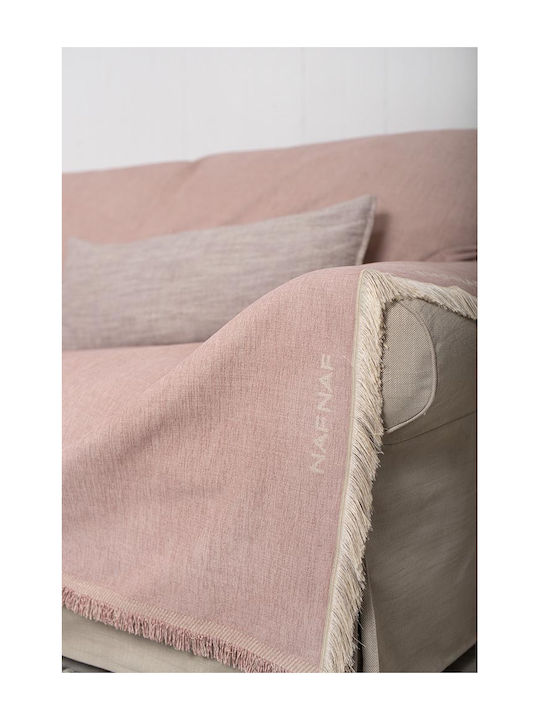 Naf Naf Highline Ριχτάρι Διθέσιου Καναπέ Chenille 180x250εκ. Powder