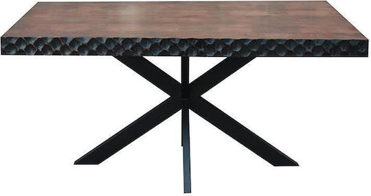 Amrita Dining Room Table Brown Colour 160x90x75cm