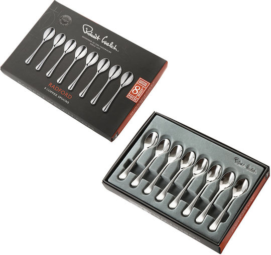 Set aus 8 Edelstahl-Kaffeelöffeln Radford Robert Welch