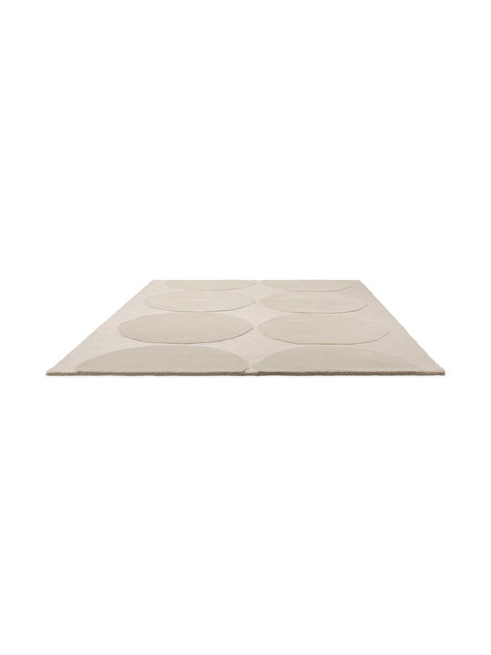 Marimekko Kivet 132501 Lucrat manual Covor Rectangular Alb natural