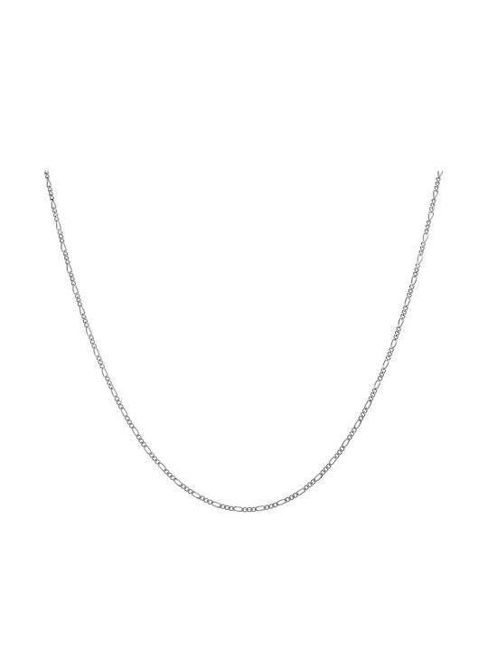 Croma Catene Silver Chain Neck Thin Thickness 1.4mm and Length 40cm