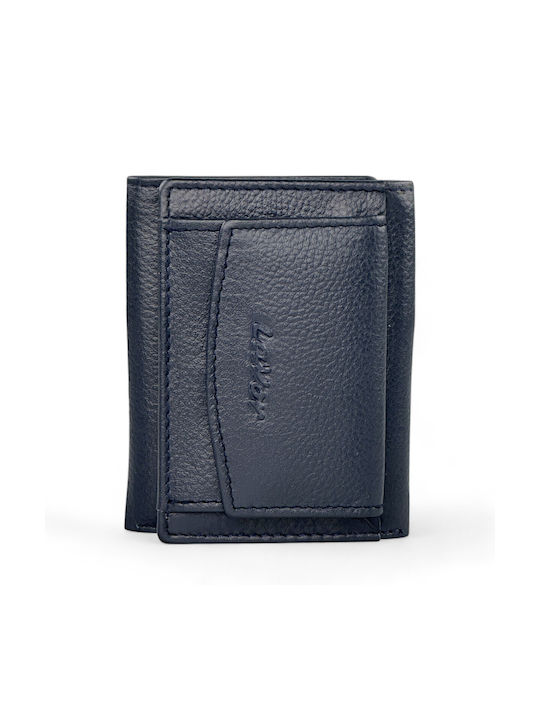 Lavor Men's Leather Wallet with RFID Blue