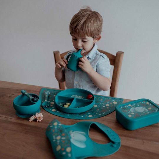 Sassi Junior Kleinkinderbecher aus Silikon Gray 120ml
