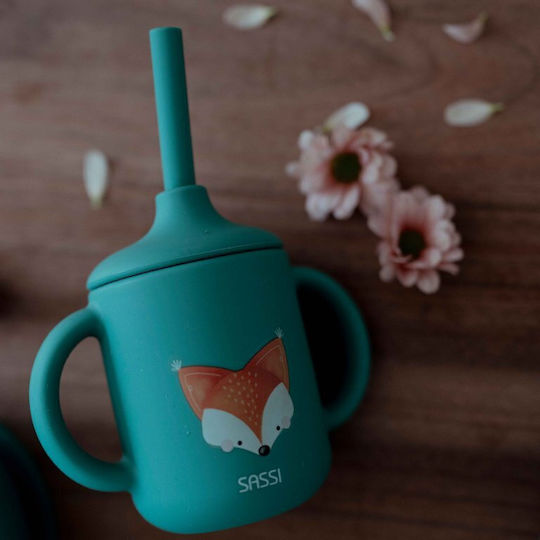 Sassi Junior Baby Cup made of Silicone Green 120ml