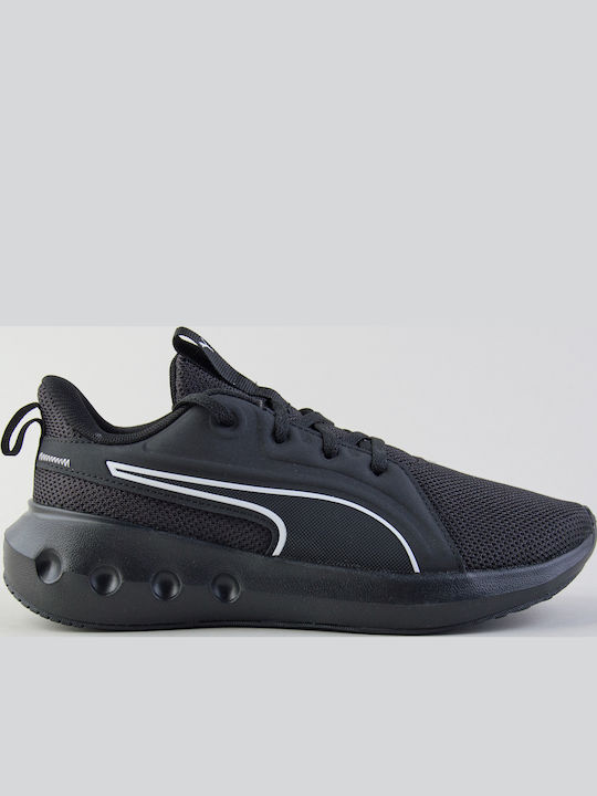 PUMA Softride Carson Jr Running Black Kids Sports Shoes