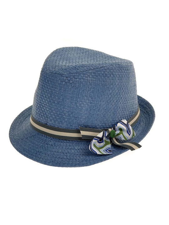 Designer's Cat Kinderhut Fedora Blau
