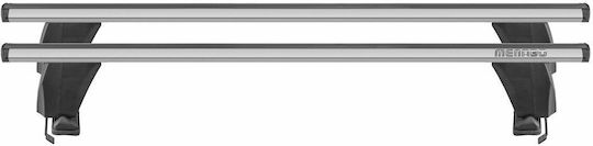 Menabo Bare De Acoperiș Din Aluminiu 137 Cm Pentru Mazda 3 4D 2019+ Set Cu Picioare Argintii