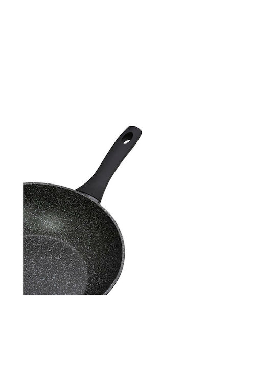 Cryspo Trio Petra Wok από Αλουμίνιο με Επίστρωση από Πέτρα 28cm