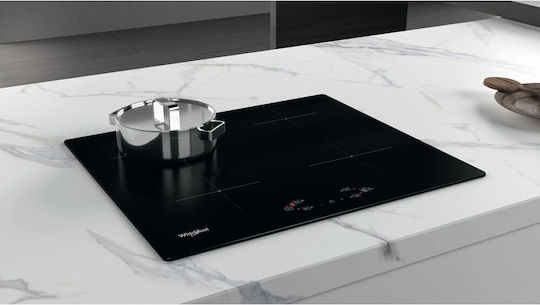 Whirlpool Επαγωγική Εστία Αυτόνομη με Λειτουργία Κλειδώματος 59x51εκ.