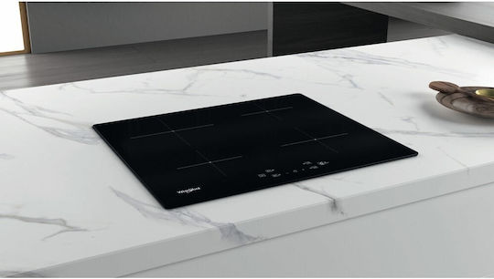 Whirlpool Επαγωγική Εστία Αυτόνομη με Λειτουργία Κλειδώματος 59x51εκ.