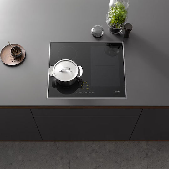 Miele Smart Induction Cooktop With Frame Autonomous with Child Lock Function 62.6x52.6εκ.