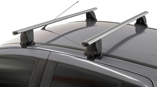Menabo Bare De Acoperiș Din Aluminiu 137 Cm Pentru BMW X6 5D 2007-2014 Set Cu Picioare Argintii