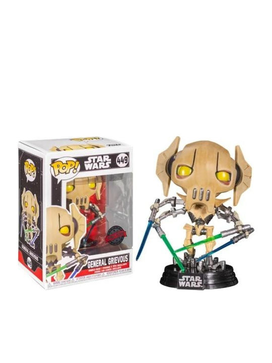 Funko Pop! Star Wars – General Grievous Con 4 Sables De Luz #449, Figura De Vinilo De Edición Exclusiva De 9,5 Cm, Ideal Para Coleccionistas Funko Pop! Star Wars – General Grievous Con 4 Sables De Luz #449, Figura De Vinilo De Edición Exclusiva De 9,5 Cm, Ideal Para Coleccionistas