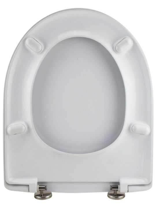 Elvit Pozzi Ginori Toilettenbrille Soft-Close Bakelit 45.6x37cm Weiß