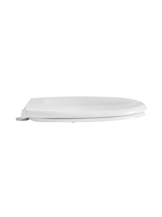 Elvit Toilet Seat from Bakelite 42.5x37.2cm White