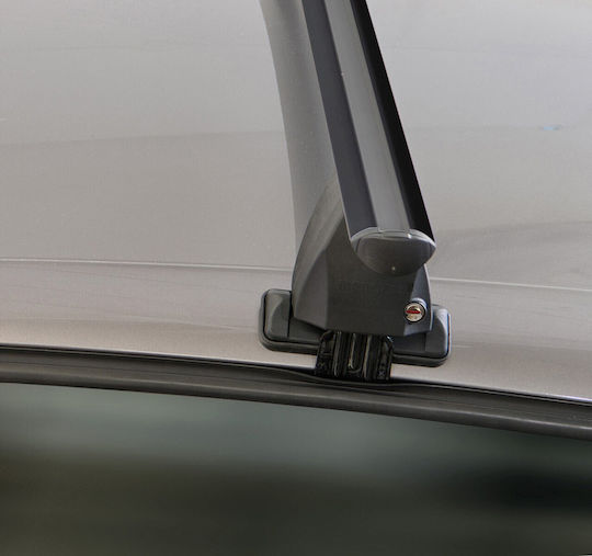 Menabo Bare De Acoperiș Din Aluminiu 137 Cm Pentru Citroen DS4 5D 2011-2015 Set Cu Picioare Negre