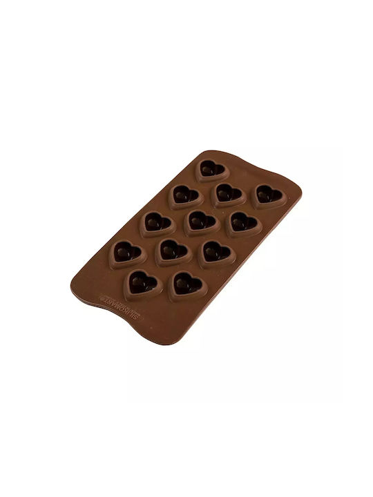 Silikomart No Coating Silicone Chocolates 12 Cups Baking Pan