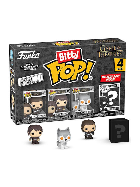 Funko Bitty Pop! Television: Game of Thrones - Ned Stark / Arya Stark / Nymeria / Mystery Chase