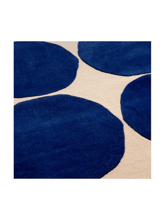 Marimekko Kivet 132508 Lucrat manual Covor Rectangular Albastru