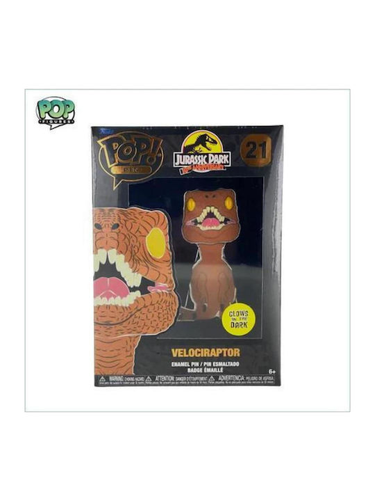 Funko Pop! Pin Movies: Velociraptor Glows in the Dark Funko Pop! Pin Movies: Velociraptor Glows in the Dark