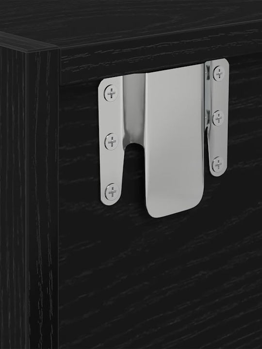 TV Stand Black 100x31x25.5cm