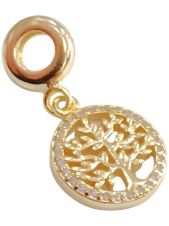 Kalliopi Silver Charm από Επιχρυσωμένο Ασήμι