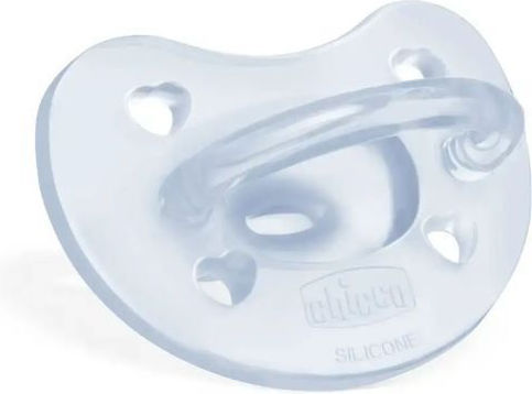 Chicco Soft Pacifier Silicone Light Blue for 6-16 months