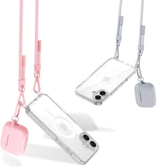 Tech-Protect Flexair Chain Mag Back Cover Σιλικόνης / Πλαστικό Γκρι (iPhone 16)