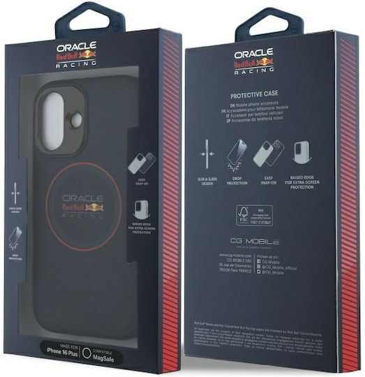 Red Bull Back Cover Δερματίνης / Δερμάτινο Navy Μπλε (iPhone 16 Plus)