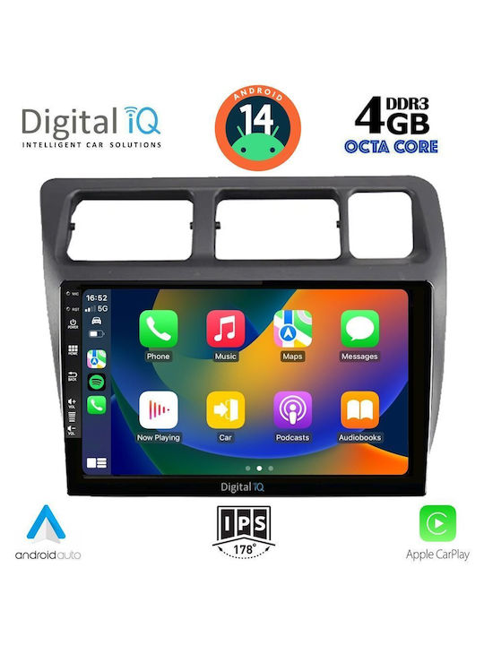 Digital IQ Car Audio System for Toyota Corolla 1992-1997 (Bluetooth/USB/AUX/WiFi/GPS/Apple-Carplay/Android-Auto) with Touch Screen 9"