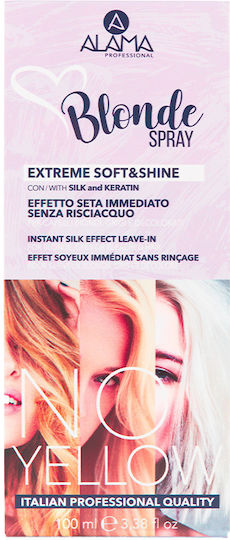 Alama No Yellow Blonde Extreme Soft & Shine Haarlotion für Ernährung mit Keratin 100ml