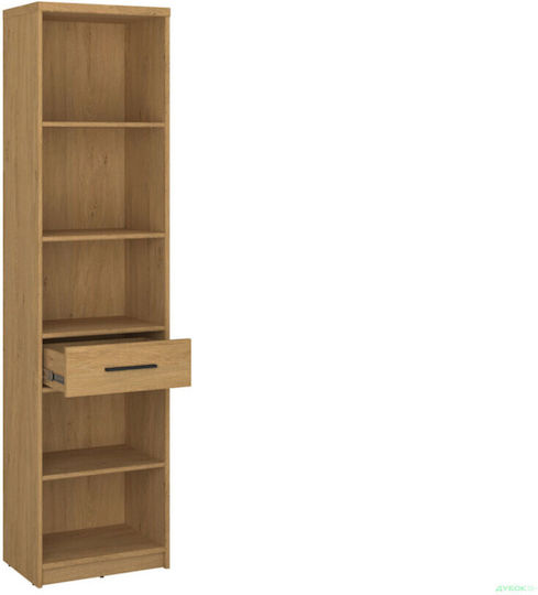Bookcase Pavi 50x33.8x197.2cm Brown Bookcase Pavi 50x33.8x197.2cm Brown