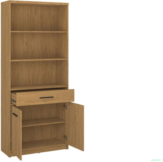 Bookcase Pavi 84.3x33.8x197.2cm Brown Bookcase Pavi 84.3x33.8x197.2cm Brown