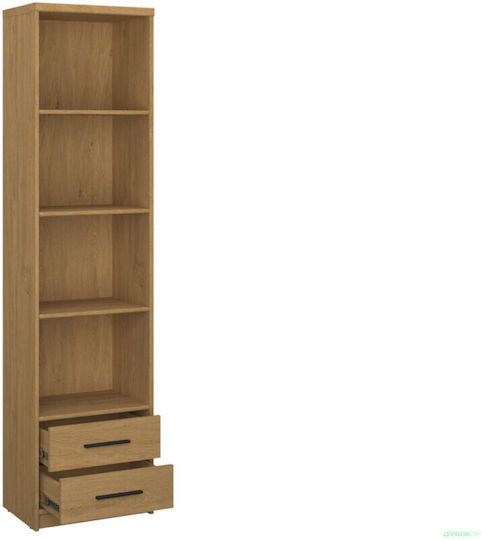 Bibliothek Pavi Braun 50x33.8x197.2cm
