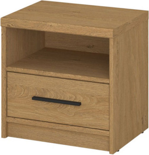 Κομοδίνο Pavi Ξύλινο Καφέ 44x33.8x44.2cm