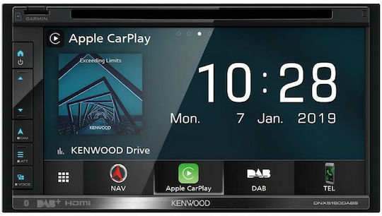 Kenwood Car Audio System 2DIN (Bluetooth/USB) with Touch Screen 6.8"