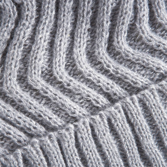Beanie Beanie Knitted in Gray color
