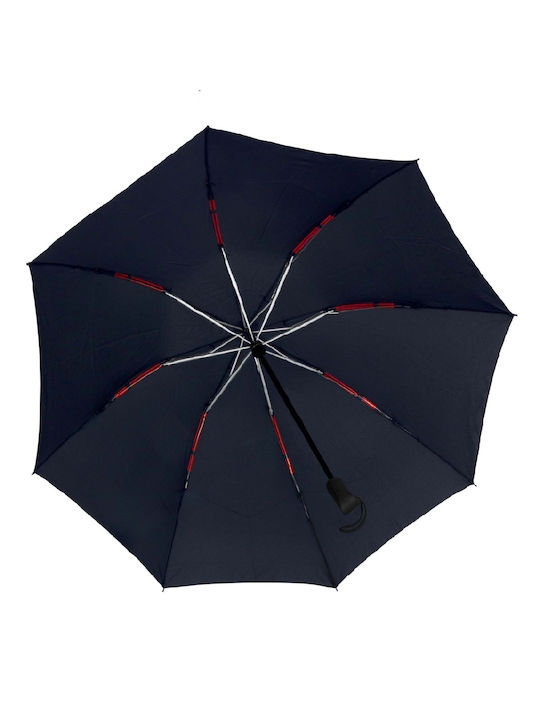 Impliva Regenschirm Kompakt Blau