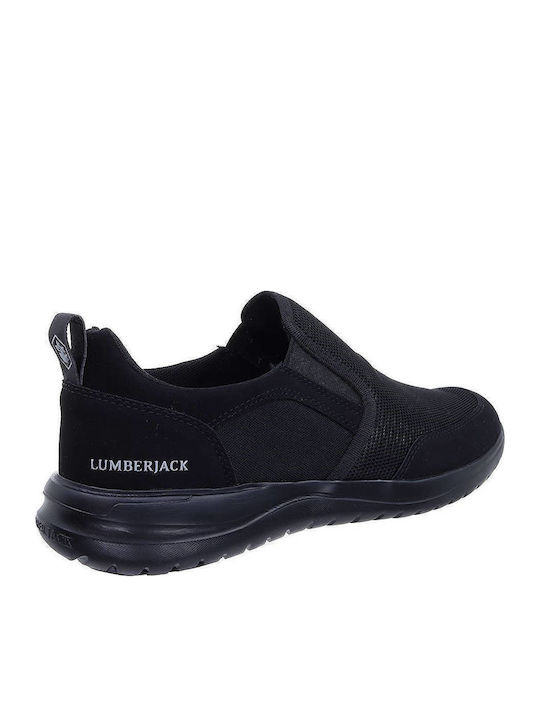 Lee Ανατομικά Ανδρικά Slip-On Μαύρα