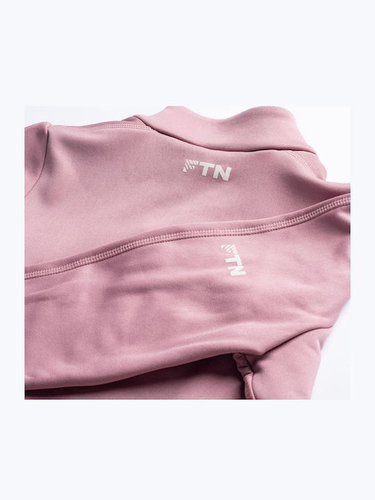 Women's Cardigan with Zipper Pink