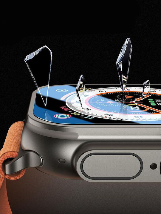 Gehärtetes Glas Tech-protect Supreme Set 2er-Pack Apple Watch Ultra 1 / 2 49 mm Klar