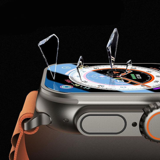 Закалено стъкло Tech-protect Supreme комплект 2 броя за Apple Watch Ultra 1 / 2 49 мм прозрачно