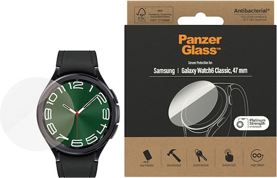 PanzerGlass Antibacterial Screen Protector για το Galaxy Watch6 Classic 47mm 1τμχ 3684