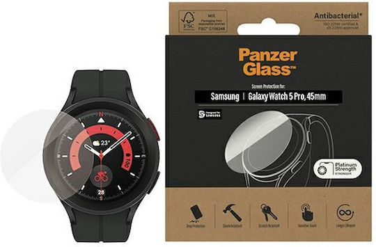 PanzerGlass Antibacterial Screen Protector for the Galaxy Watch 5 Pro 45mm 1pcs 3676