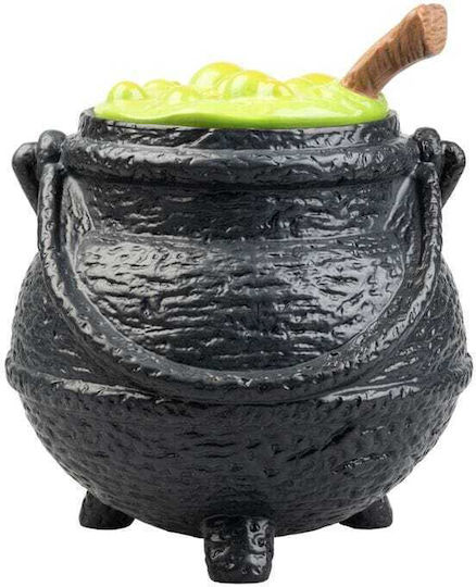 Grupo Erik Harry Potter Potions Cauldron Borcan Pentru Biscuiți Ceramic Negru 17x20x17cm