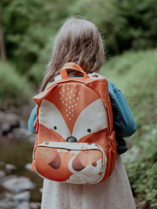 Sassi Junior Fox Fox School Backpack For Kindergarten With Water Bottle Holder Multicolour